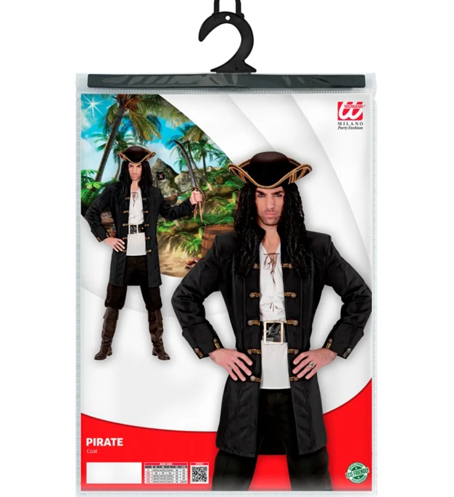 Strój pirata KAPITAN PIRATÓW płaszcz