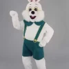 Strój pluszowy KRÓLIK W SZELKACH