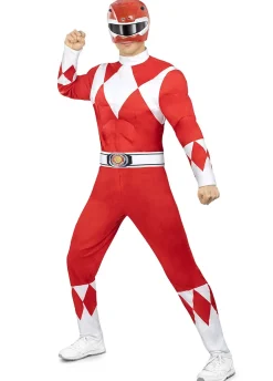 Strój POWER RANGERS czerwony - M