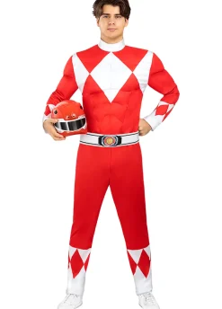 Strój POWER RANGERS czerwony - M