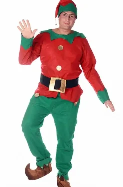 Strój Przebranie Elf Pomocnik Mikołaja Strój Świąteczny M/L