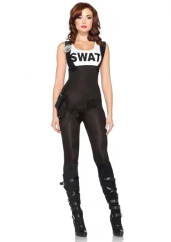 Strój sexy agentka SWAT - L