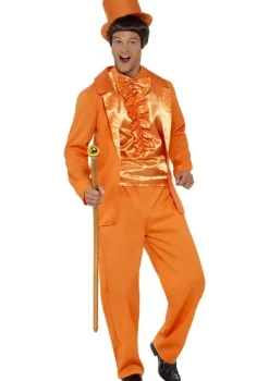 Strój SMOKING lata 90. pomarańczowy
