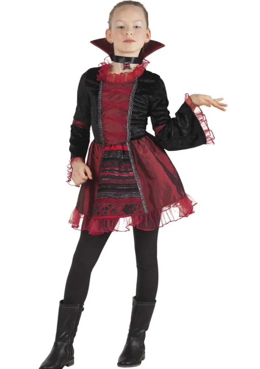 Strój wampirzycy dla dziecka na HALLOWEEN