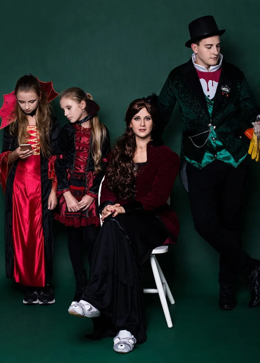 Strój wampirzycy dla dziecka na HALLOWEEN