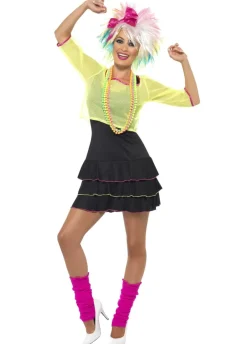 Strój w stylu lat 80. NEON przebranie na kicz party