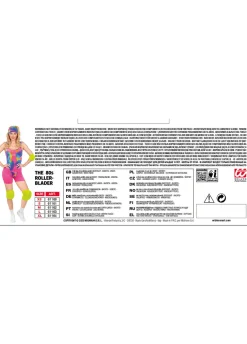 Strój w stylu lat 80 ROLLERGIRL