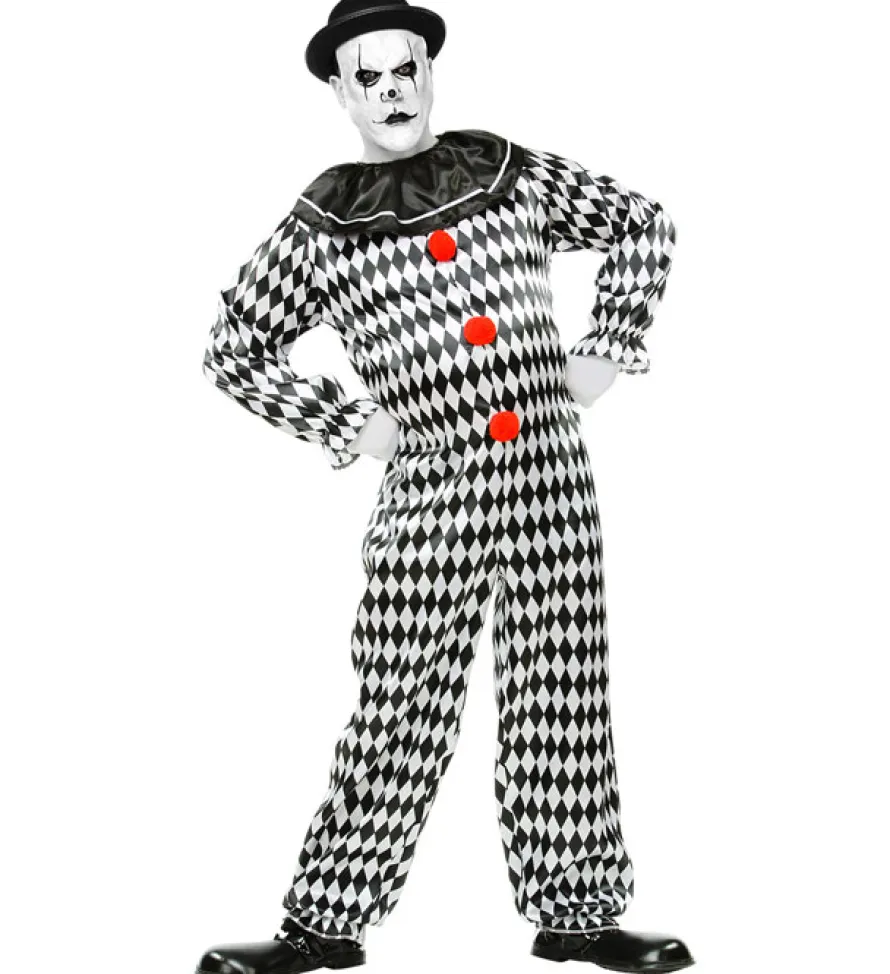Strój ZABÓJCZY PIERROT na Halloween