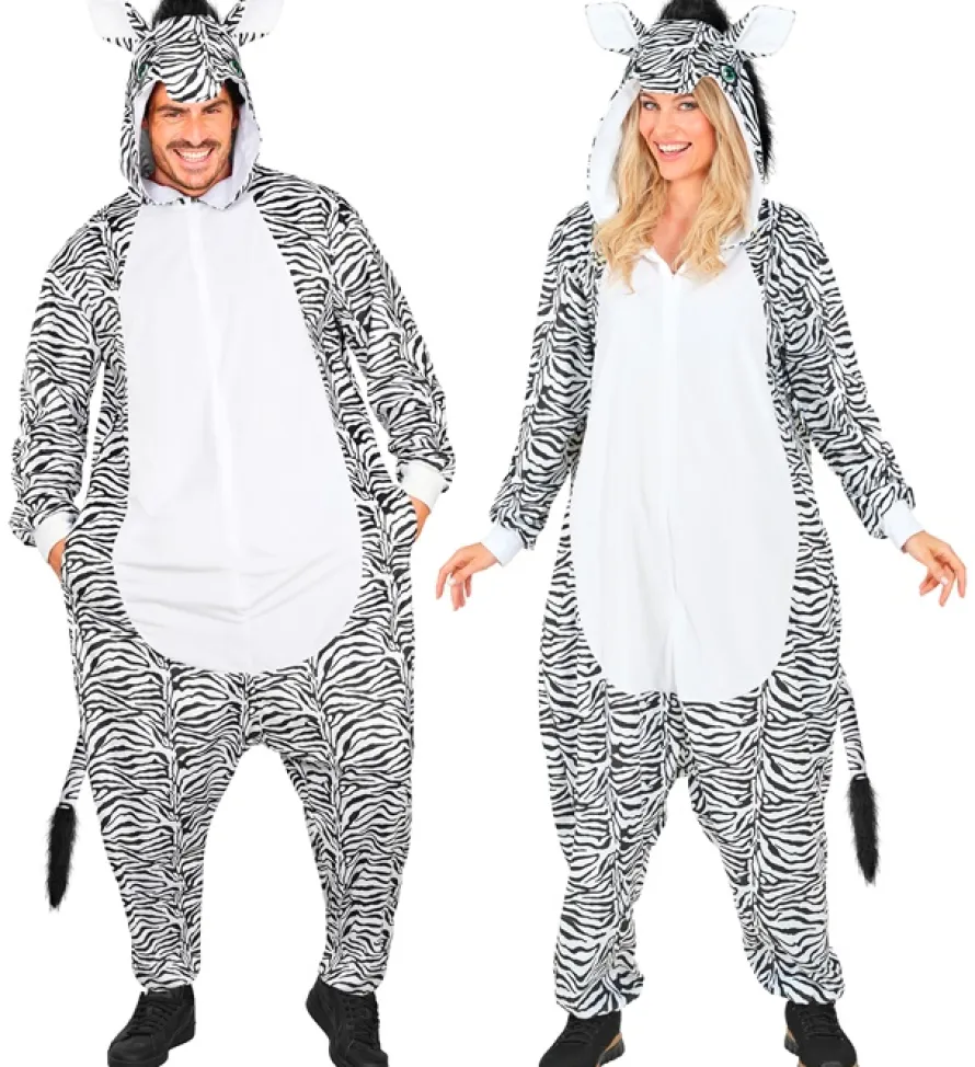 Strój ZEBRA pluszowy kombinezon