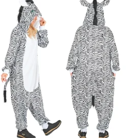 Strój ZEBRA pluszowy kombinezon