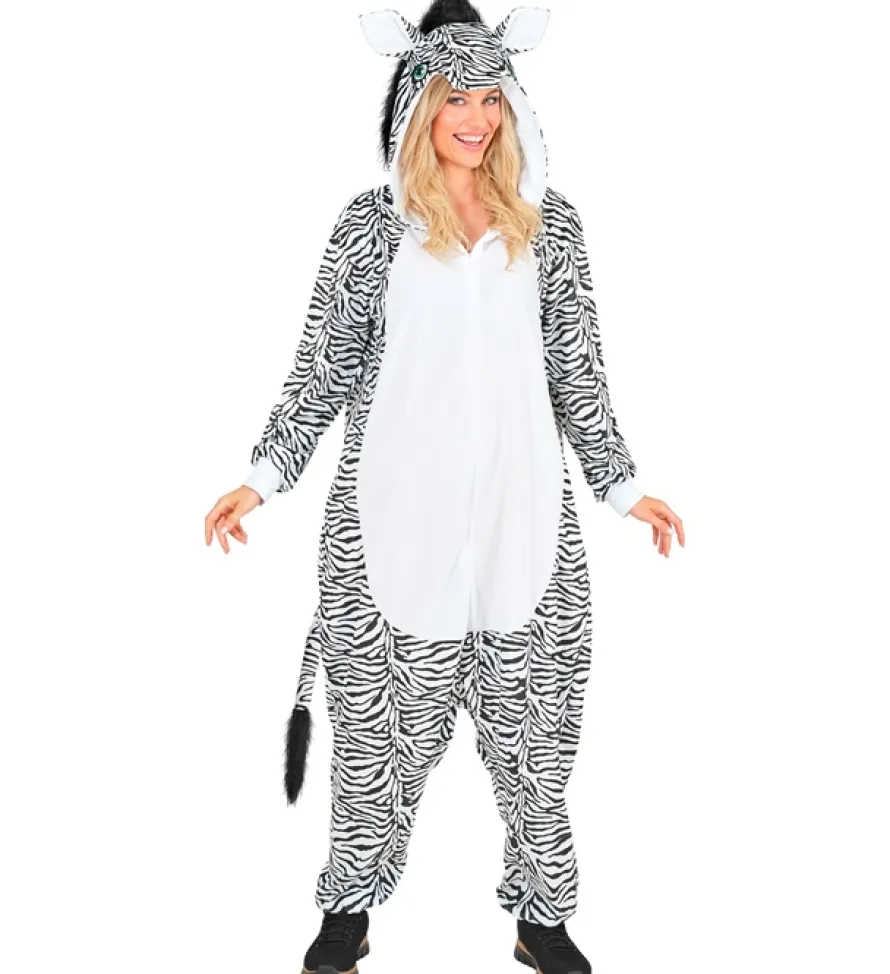 Strój ZEBRA pluszowy kombinezon