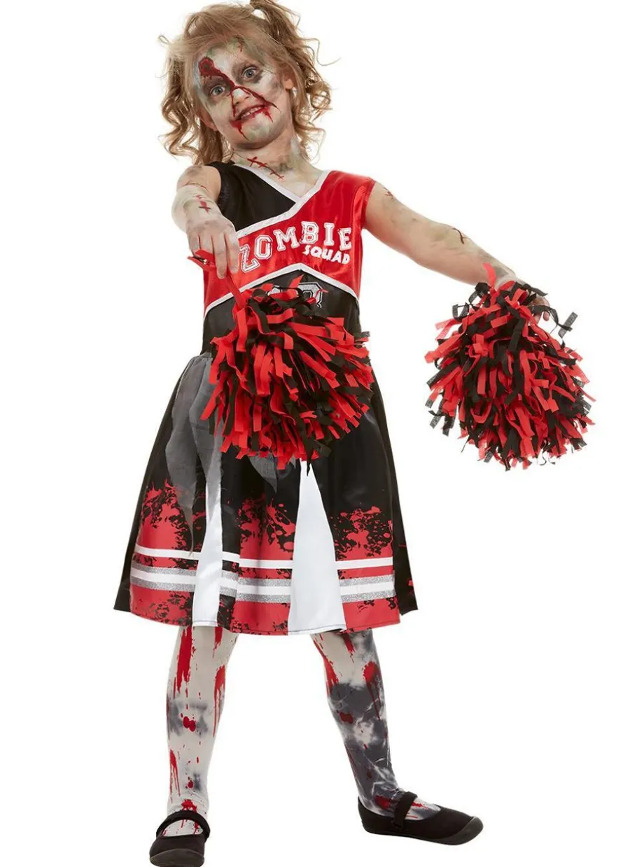 Strój zombie dla dzieci CHEERLEADERKA 10-12 lat