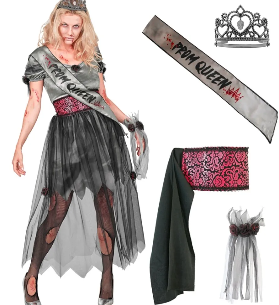 Sukienka na Halloween KRÓLOWA BALU ZOMBIE