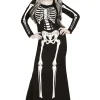 Sukienka SZKIELET kostium halloween damski - S