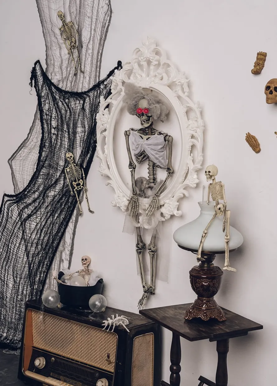 SZKIELET dekoracja sali na Halloween 30 cm