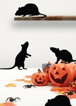 Sztuczne szczury DEKORACJA NA HALLOWEEN (4szt.)
