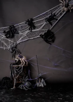 Sztuczny Duży PAJĄK dekoracja na Halloween