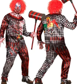 Szybki strój na Halloween KLAUN dla dorosłych