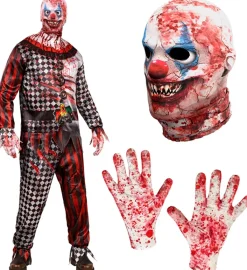 Szybki strój na Halloween KLAUN dla dorosłych