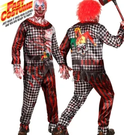 Szybki strój na Halloween KLAUN dla dorosłych