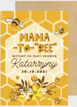 Tablica powitalna BABY SHOWER mama-to-bee