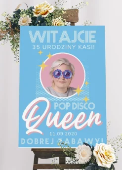 Tablica powitalna IMPREZA W STYLU LAT 90