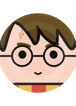 Talerzyki jednorazowe HARRY POTTER 23cm (8szt.)