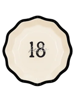Talerzyki na 18 urodziny HELLO 18 (6szt.)