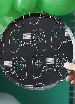 Talerzyki papierowe GAME ON pad (8szt.)