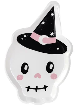 Talerzyki papierowe halloween CZASZKA 6 szt.