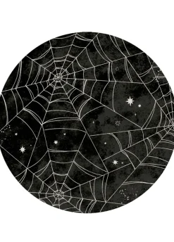 Talerzyki papierowe Halloween PAJĘCZYNA23cm (8szt.)
