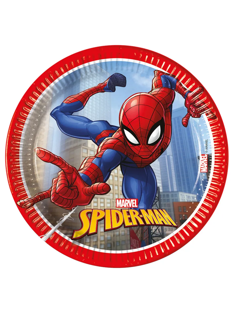 Talerzyki papierowe SPIDERMAN 20cm