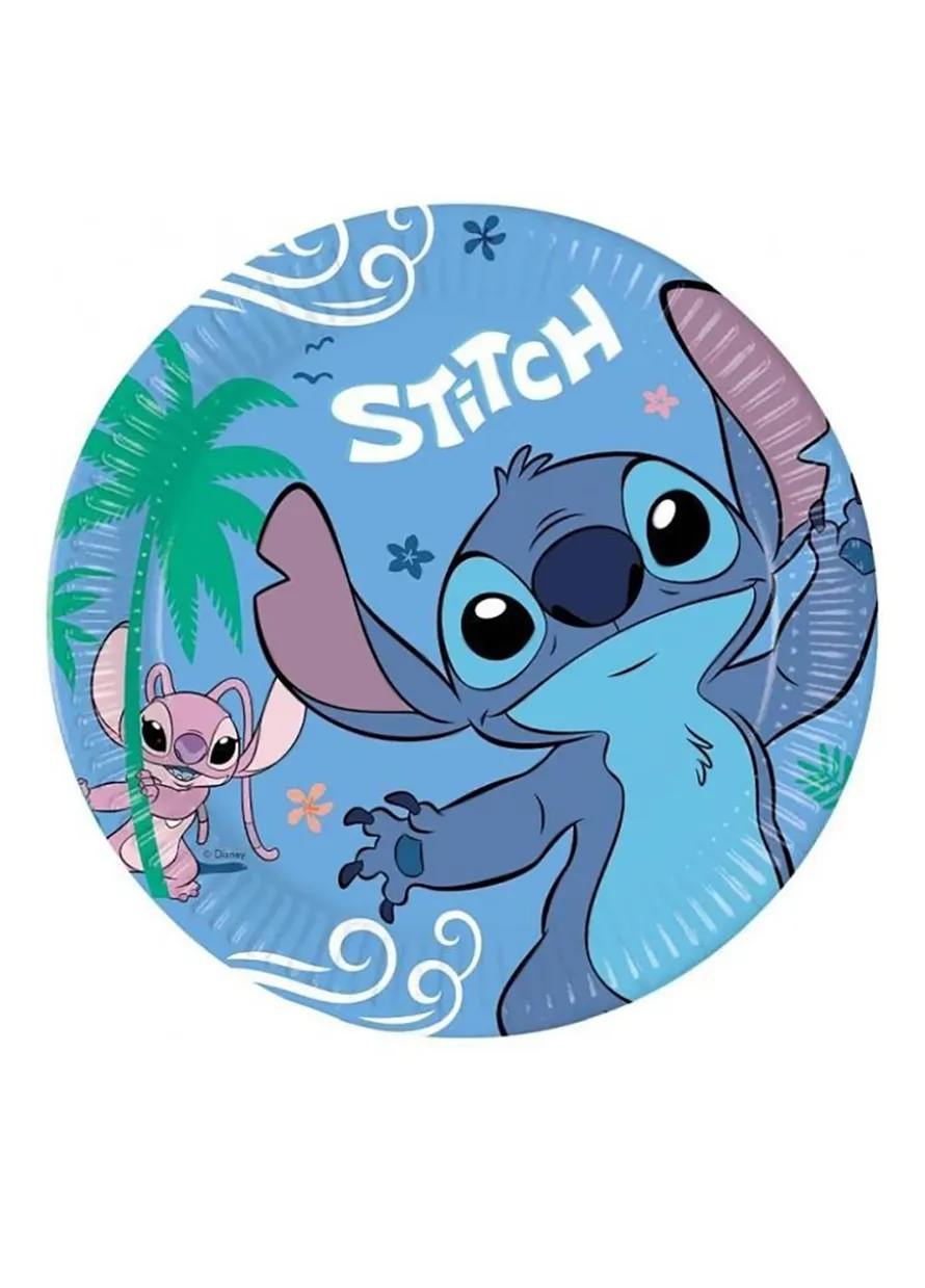 Talerzyki STITCH urodziny 20 cm