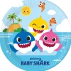 Talerzyki urodzinowe BABY SHARK dla dzieci 23cm (8szt.)