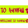 Taśma imprezowa WELCOME TO HAWAII na imprezę w stylu hawajskim