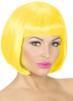 Żółta peruka BOB NEON
