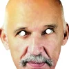 Tekturowa maska JANUSZ KORWIN-MIKKE twarz polityka