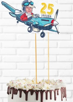 Topper na tort dla PODRÓŻNIKA