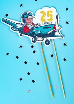 Topper na tort dla PODRÓŻNIKA