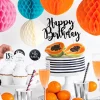 Topper na tort urodzinowy HAPPY BIRTHDAY czarny