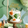 Topper na tort urodzinowy HAPPY BIRTHDAY ZŁOTY akrylowy