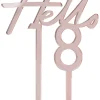 Topper na tort 18 urodziny HELLO 18