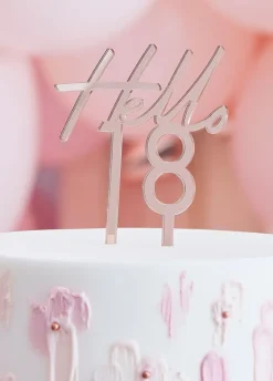 Topper na tort 18 urodziny HELLO 18