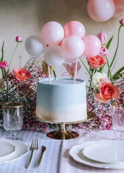 Topper na tort z balonów PASTELOWY 29cm