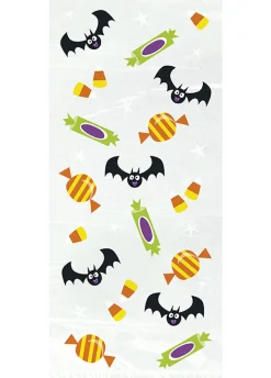 Torebki foliowe na cukierki Halloween CUKIEREK ALBO PSIKUS (20szt.)