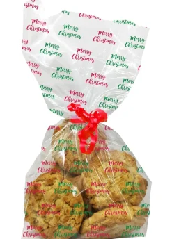 Torebki foliowe świąteczne MERRY CHRISTMAS (20szt.)