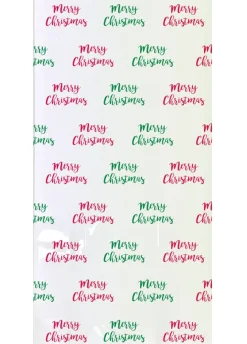 Torebki foliowe świąteczne MERRY CHRISTMAS (20szt.)