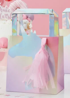Torebki papierowe MAKE A WISH - UNICORN (5szt.)