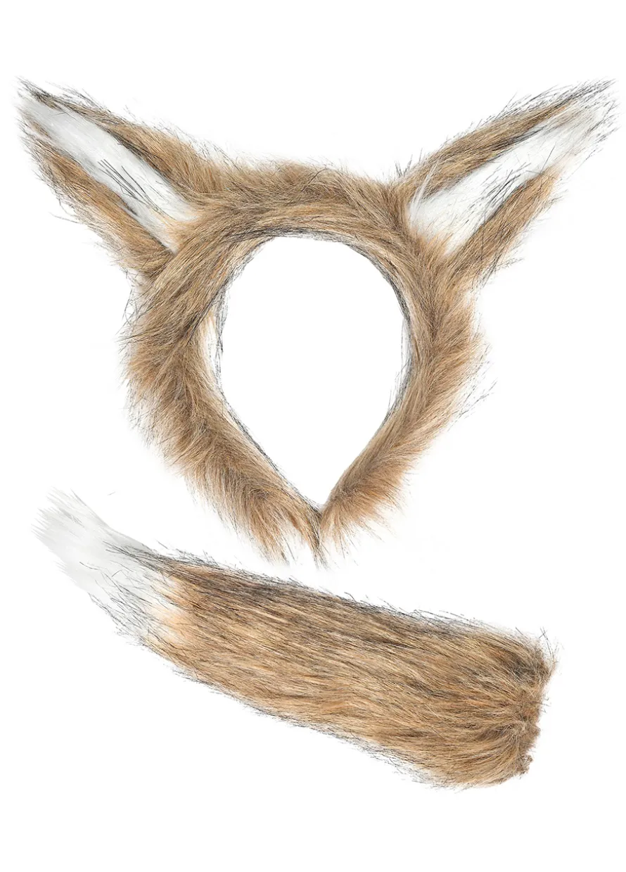 Uszy i ogon wilka AKCESORIA DO STROJU FURRY
