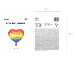 Walentynkowy balon foliowy LGBT
